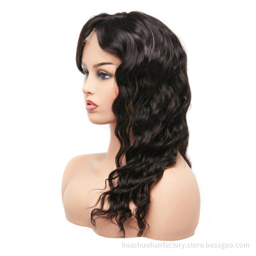 16 Inch Color Burmese Curly Hair Remy Loose Wave Hair Silk Top Swiss Lace Hand Tied Full Lace Wig